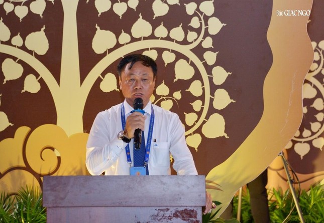 Ông Trà Quang Thanh phát biểu tại buổi lễ