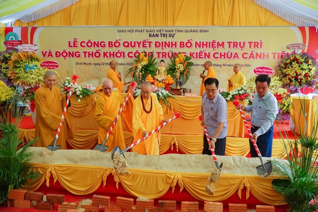 khởi công xây dựng trùng kiến di tích lịch sử chùa Cảnh Tiên