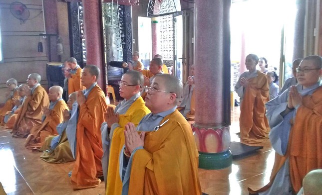 Môn đồ pháp quyến cố Ni trưởng - Ảnh: Chùa B.Đ Môn đồ pháp quyến cố Ni trưởng - Ảnh: Chùa B.Đ