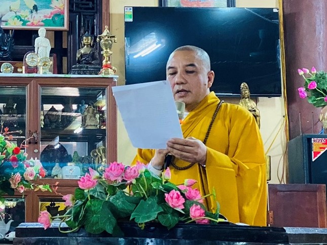 Thượng toạ Thích Thanh Trung phát biểu khai mạc Thượng toạ Thích Thanh Trung phát biểu khai mạc