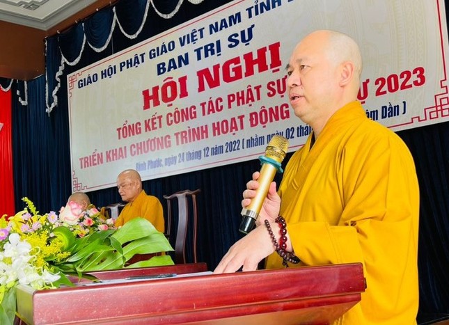 Thượng tọa Thích Đức Thiện, Trưởng ban Tổ chức phát biểu khai mạc Thượng tọa Thích Đức Thiện, Trưởng ban Tổ chức phát biểu khai mạc