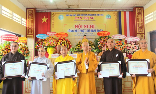 Ban Trị sự tỉnh đã tặng Bằng tuyên dương công đức