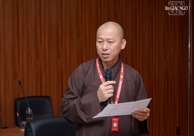 Thượng tọa Thích Minh Nhẫn đề xuất các ý kiến Thượng tọa Thích Minh Nhẫn đề xuất các ý kiến