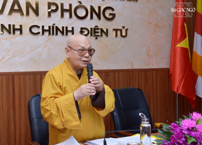Hòa thượng Thích Thiện Nhơn, Chủ tịch Hội đồng Trị sự phát biểu khai mạc Hòa thượng Thích Thiện Nhơn, Chủ tịch Hội đồng Trị sự phát biểu khai mạc