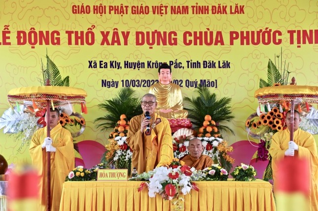 Hòa thượng Thích Châu Quang ban đạo từ