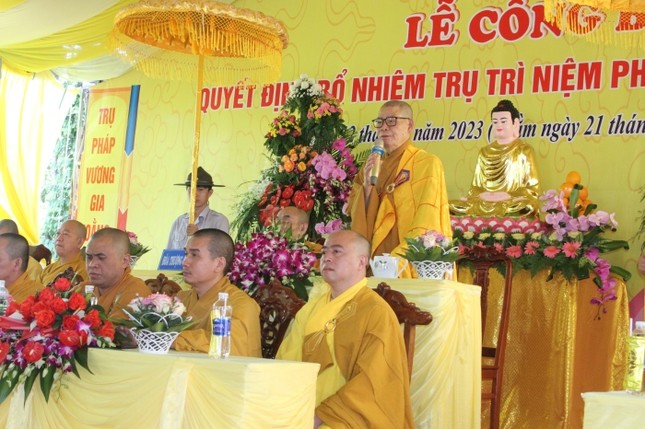 Hòa thượng Thích Châu Quang ban đạo từ