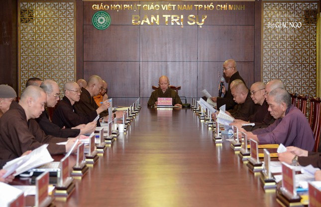 Ban Thường trực cũng thảo luận, thống nhất chi tiết công tác tổ chức Đại lễ Phật đản, An cư kiết hạ