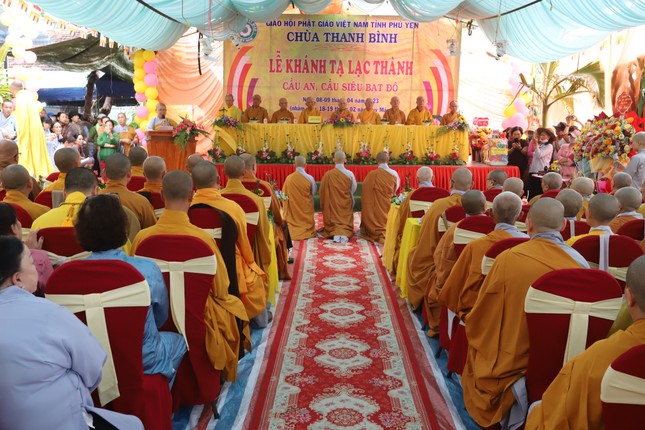 Quang cảnh buổi lễ khánh thành chùa Thanh Bình