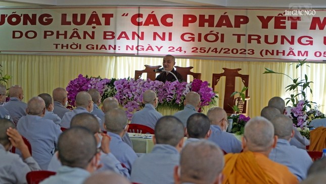 Nhiều vấn đề liên quan đến giới đàn được chia sẻ tại khóa học