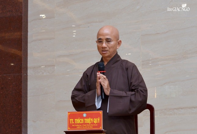 Thượng tọa Thích Thiện Quý trình các hoạt động Phật sự Thượng tọa Thích Thiện Quý trình các hoạt động Phật sự