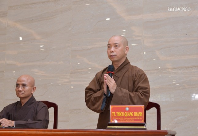 Thượng tọa Thích Quang Thạnh, Phó ban Trị sự kiêm Trưởng ban Giáo dục Phật giáo GHPGVN TP.HCM Thượng tọa Thích Quang Thạnh, Phó ban Trị sự kiêm Trưởng ban Giáo dục Phật giáo GHPGVN TP.HCM