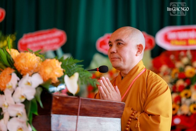 Thượng tọa Thích Đồng Thành phát biểu khai mạc Thượng tọa Thích Đồng Thành phát biểu khai mạc