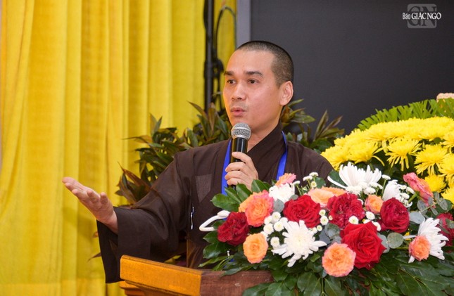 Thượng tọa Thích Trí Minh, đại biểu Ban Trị sự tỉnh Đắk Lắk