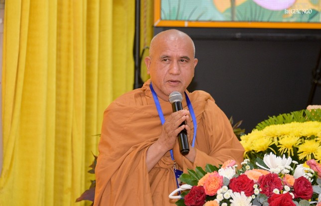 Thượng tọa Thích Giác Duyên, đại diện Ban Trị sự tỉnh Gia Lai