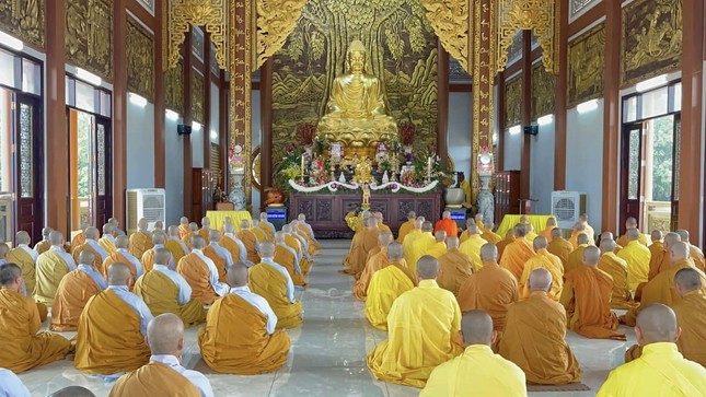 Quang cảnh lễ tổng khai giảng khóa An cư kiết hạ Phật lịch 2567 của Phật giáo tỉnh Bình Phước Quang cảnh lễ tổng khai giảng khóa An cư kiết hạ Phật lịch 2567 của Phật giáo tỉnh Bình Phước