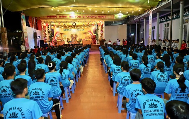 Khóa tu La Hầu La lần thứ 2 có sự tham gia của 300 tu sinh tham gia Khóa tu La Hầu La lần thứ 2 có sự tham gia của 300 tu sinh tham gia