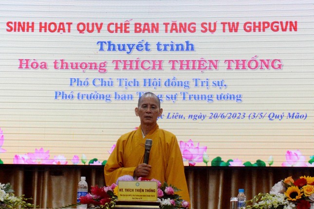 Hòa thượng Thích Thiện Thống triển khai về Quy chế Ban Tăng sự T.Ư khóa IX Hòa thượng Thích Thiện Thống triển khai về Quy chế Ban Tăng sự T.Ư khóa IX