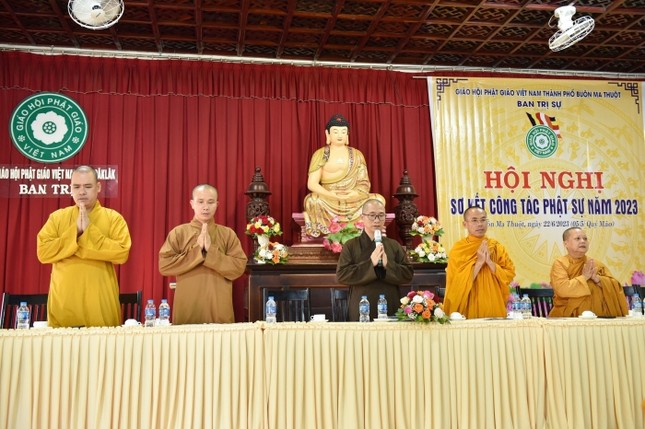 Chư tôn đức Thường trực Ban Trị sự TP.Buôn Ma Thuột