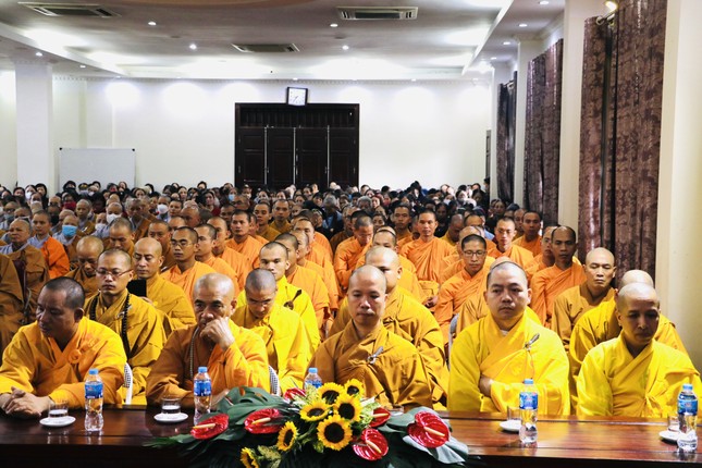 Chư hành giả trường hạ Ban Trị sự GHPGVN tỉnh Quảng Ninh