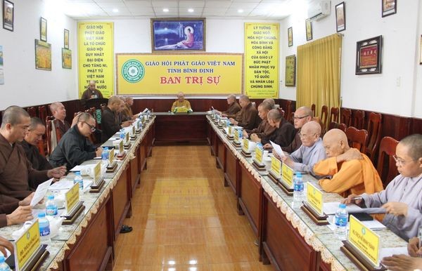 Ban Thường trực Ban Trị sự tỉnh triển khai Phật sự Ban Thường trực Ban Trị sự tỉnh triển khai Phật sự