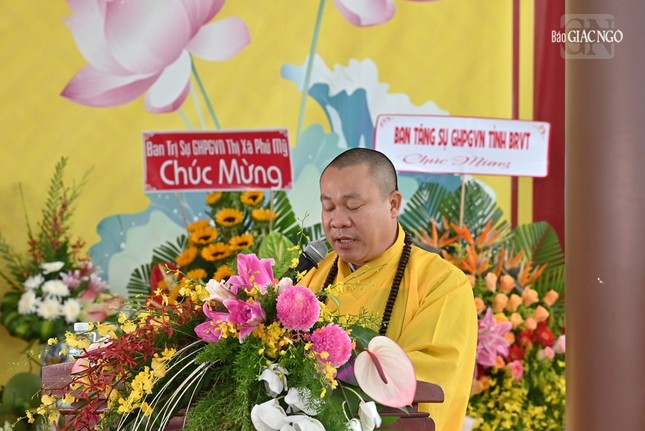 Thượng tọa Thích Nguyên Thái phát biểu khai mạc Thượng tọa Thích Nguyên Thái phát biểu khai mạc