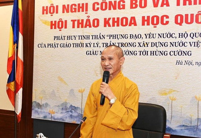 Hòa thượng Thích Thanh Điện phát biểu khai mạc hội nghị Hòa thượng Thích Thanh Điện phát biểu khai mạc hội nghị