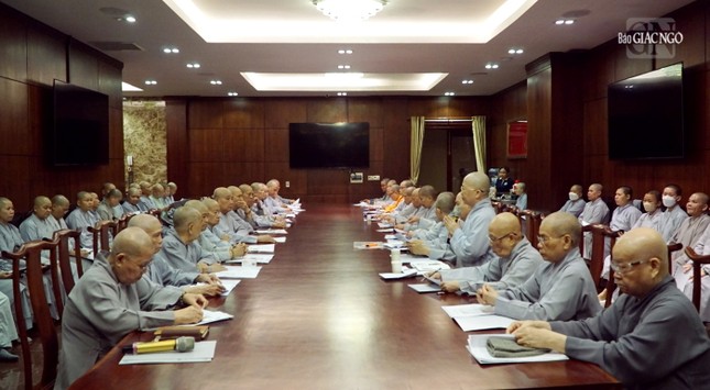 Quang cảnh buổi họp tại Việt Nam Quốc Tự