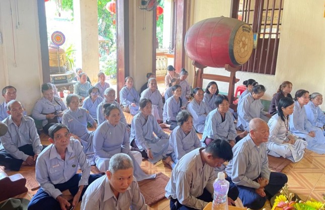 Các huynh trưởng tham gia khóa tu