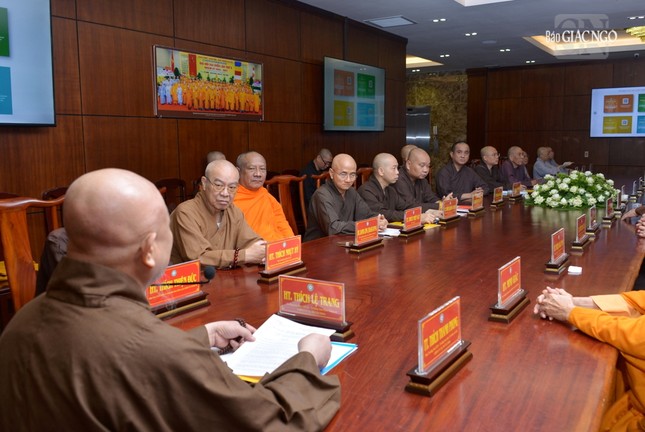 Buổi họp báo cáo kết quả khảo hạch Đại giới đàn Bửu Huệ
