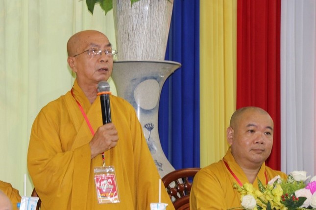 Hòa thượng Thích Nhựt Tấn phát biểu khai mạc Hòa thượng Thích Nhựt Tấn phát biểu khai mạc