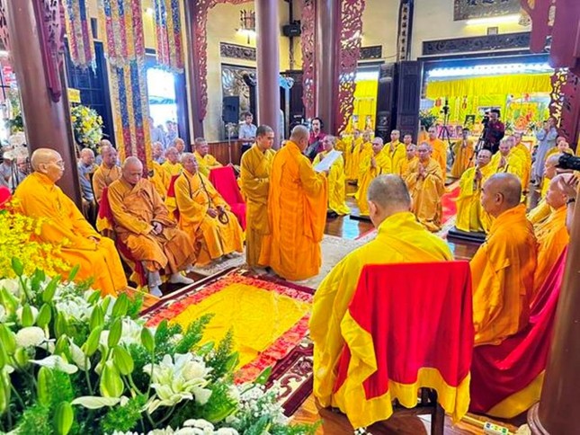 Cung tuyên tiểu sử cố Trưởng lão Hòa thượng Thích Đức Thiệu