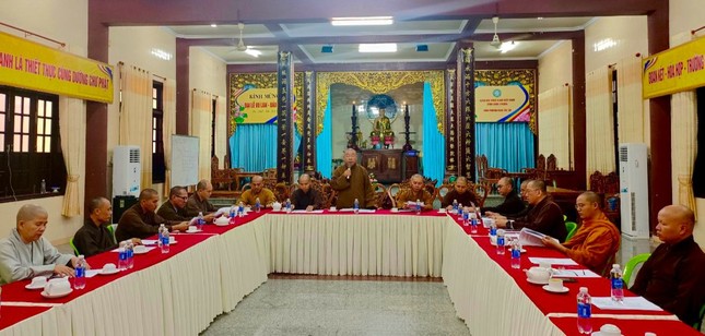 Buổi họp nhằm lắng nghe báo cáo và phổ biến các vấn đề liên quan đến các hoạt động Phật sự trong thời gian tới Buổi họp nhằm lắng nghe báo cáo và phổ biến các vấn đề liên quan đến các hoạt động Phật sự trong thời gian tới