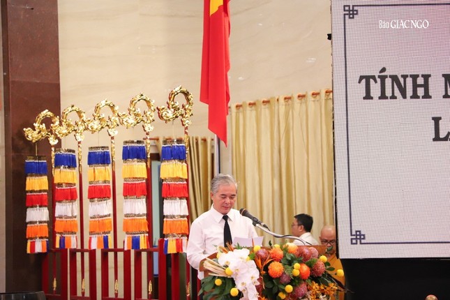 Phó Chủ tịch UBND TP.HCM Ngô Minh Châu phát biểu tại buổi lễ