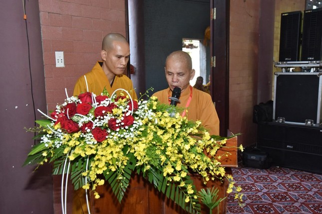 Hòa thượng Thích Hạnh Thể phát biểu khai mạc Hòa thượng Thích Hạnh Thể phát biểu khai mạc