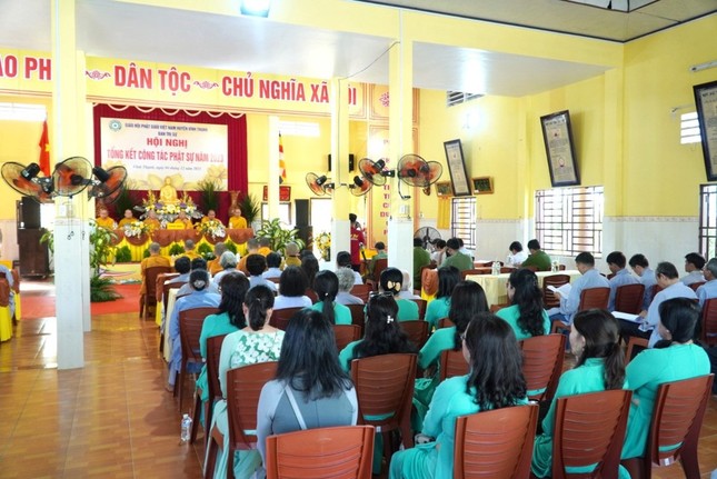 Quang cảnh hội nghị tổng kết Phật sự năm 2023 Quang cảnh hội nghị tổng kết Phật sự năm 2023
