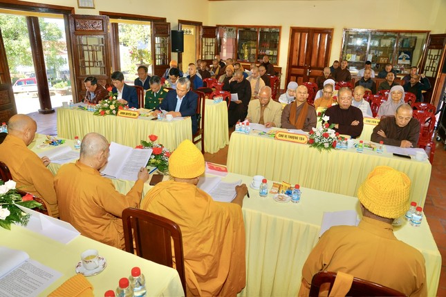 Quang cảnh hội nghị tổng kết hoạt động Phật sự của GHPGVN tỉnh Lâm Đồng