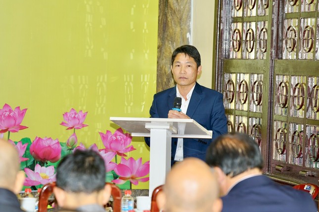 Ông Đặng Xuân Hồng phát biểu tại hội nghị