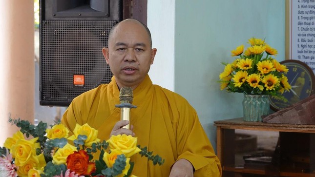 Thượng tọa Thích Đức Thiện triển khai những nội dung mới của Hiến chương, Quy chế Ban Tăng sự, Quy chế Ban Quản trị tự viện