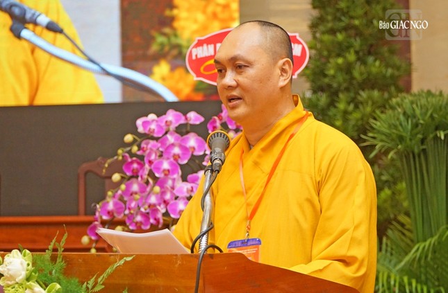 Thượng tọa Thích Thiện Chơn trình chương trình hoạt động Phật sự năm 2024