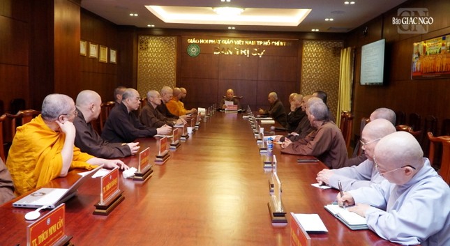 Buổi họp Ban Thường trực TP.HCM vào sáng nay, 8-1