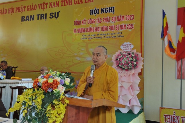 Hòa thượng Thích Từ Vân phát biểu khai mạc