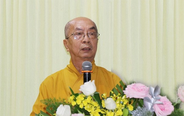 Hòa thượng Thích Nhựt Tấn phát biểu khai mạc Hòa thượng Thích Nhựt Tấn phát biểu khai mạc