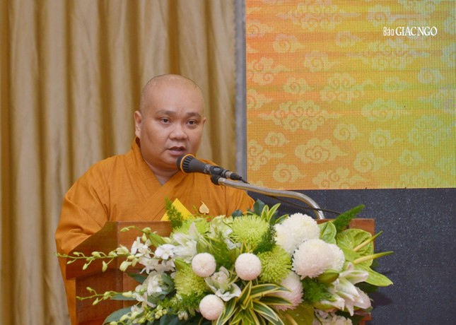 Thượng tọa Thích Trung Nguyện trình chương trình hoạt động Phật sự năm 2024