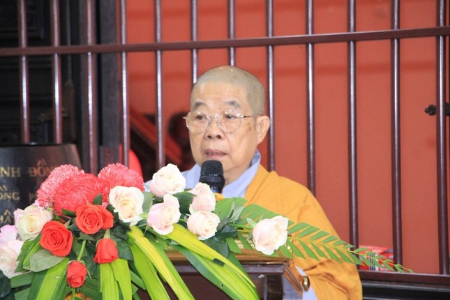 Ni trưởng Thích nữ Nhật Khương phát biểu khai mạc Ni trưởng Thích nữ Nhật Khương phát biểu khai mạc