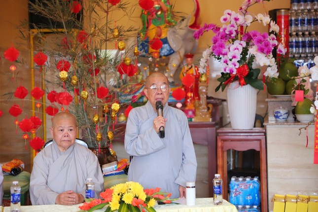 Ni trưởng Thích nữ Nhật Khương có lời động viên và chúc Tết đến bà con Ni trưởng Thích nữ Nhật Khương có lời động viên và chúc Tết đến bà con