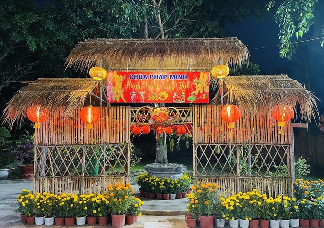 Tiểu cảnh Tết Giáp Thìn tại chùa Pháp Minh Tiểu cảnh Tết Giáp Thìn tại chùa Pháp Minh