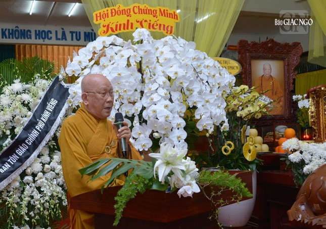 Trưởng lão Hòa thượng Thích Như Niệm cung tuyên tiểu sử Trưởng lão Hòa thượng Thích Hiển Tu