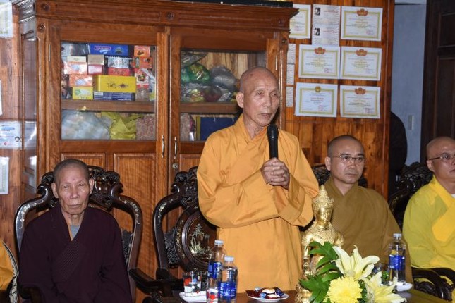 Hòa thượng Thích Huệ Thường đã ban đạo từ