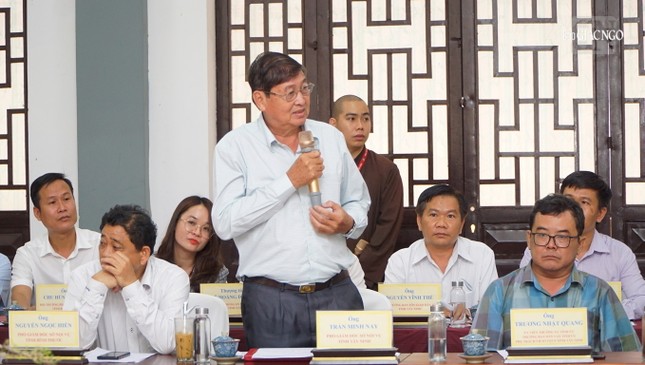 Ông Trần Minh Nay phát biểu tại hội nghị