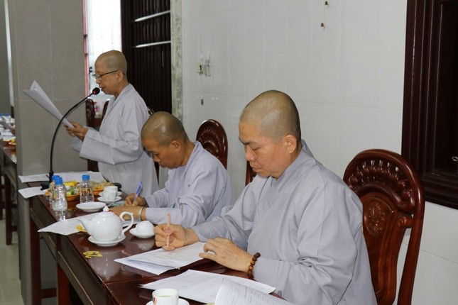 Ni sư Thích nữ Như Nguyệt, Phó Thư ký Ban Trị sự báo cáo Ni sư Thích nữ Như Nguyệt, Phó Thư ký Ban Trị sự báo cáo